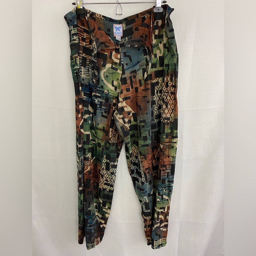 Blue Butterfly Imports Green/Brown Pant One Size